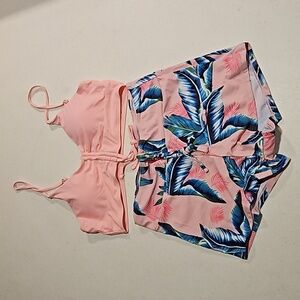 Bikini Tropical pattern Size Medium